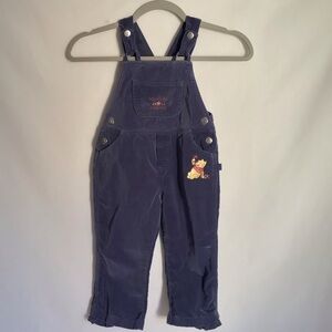 Vintage, Winnie the Pooh toddler girl overalls